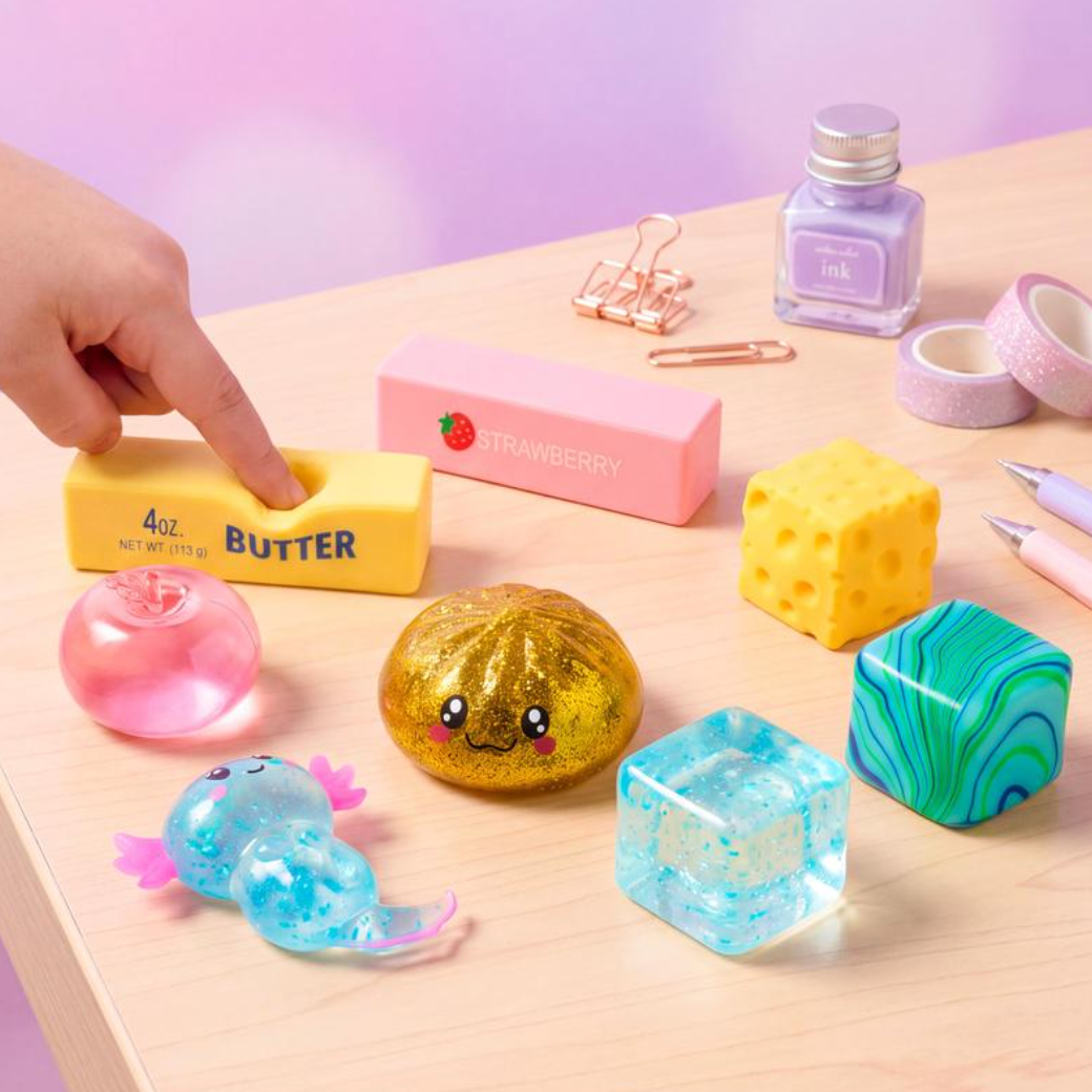 StressToys™ 8-Piece Gift Squishy Toy Collection