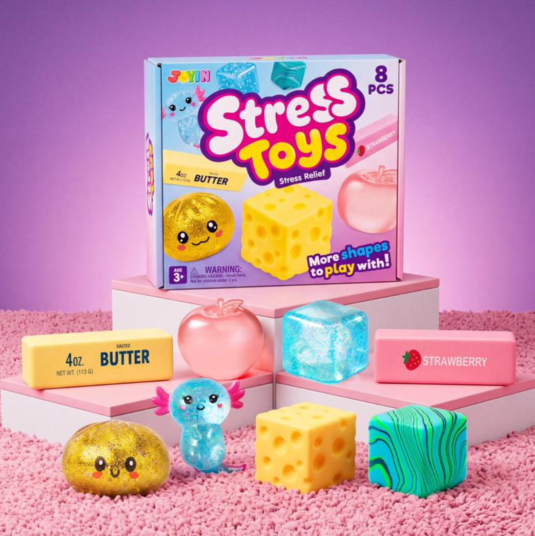 StressToys™ 8-Piece Gift Squishy Toy Collection